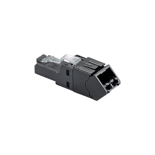 Adaptador Panduit FPUD6X88MTG RJ-45 a TX6A, Negro