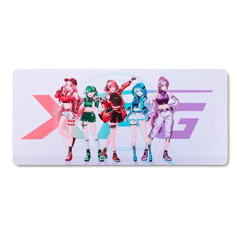 Mousepad Gamer XPG Frontline Xl Xtreme Saga 03 900X400MM, Blanco