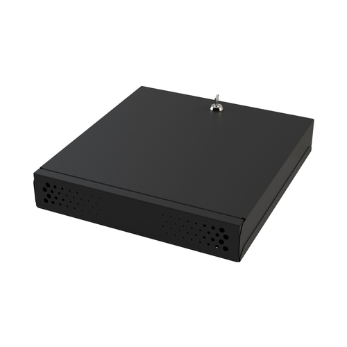 Gabinete Meta?lico de Seguridad para DVR/NVR, Ancho 396 mm X 78 mm de Alto X