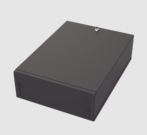 Gabinete Meta?lico para DVR/NVR con Chapa y Llave.