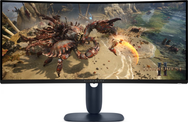 Monitor Dell Alienware AW3425DWM, 34 Pulgadas VA Curvo, Wqhd 3440x1440, 180 Hz, 1 ms, Freesync Premium, HDMI 2.1.