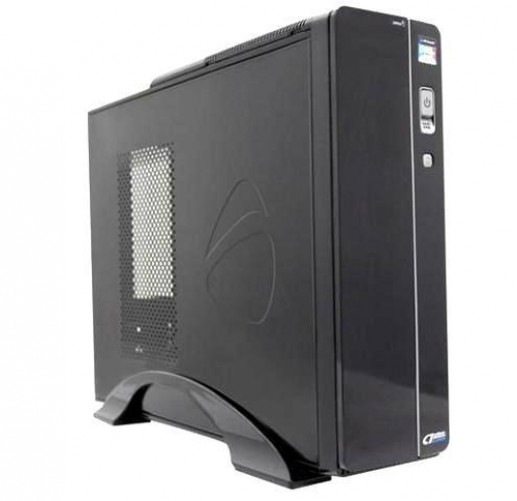 Gabinete Acteck Bern Ultra Slim, Mini-tower, Mini-ATX, Fuente 500W, Lector de Tarjetas, Negro