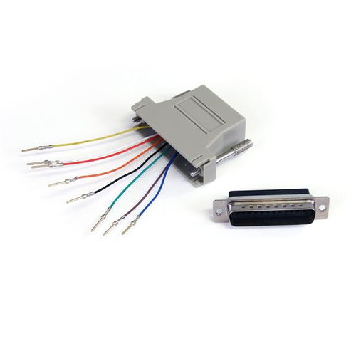 Adaptador Startech.com DB-25 a RJ-45, Gris