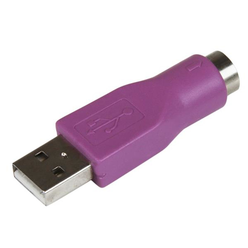 Adaptador Startech Conversor PS/2 Minidin a USB Para Teclado - PS/2 Hembra - USB A Macho, (GC46MFKEY)