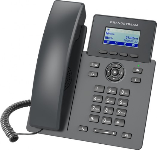 Telefono IP Grandstream Networks, 2 Lineas, 2.21 Pulgadas, Negro