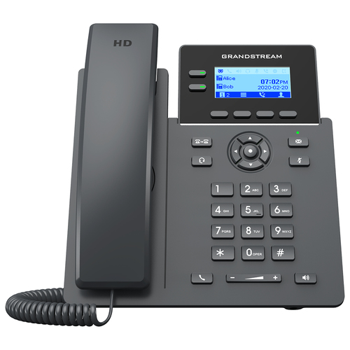 Teléfono IP Grandstream Networks GRP2602G Terminal con Conexión por Cable, 2 Líneas, Negro