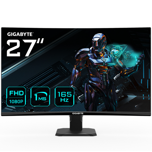 Monitor Gamer Gigabyte GS27F 27 Pulgadas FHD, 165Hz, IPS, 1ms, 2xhdmi, 1XDP