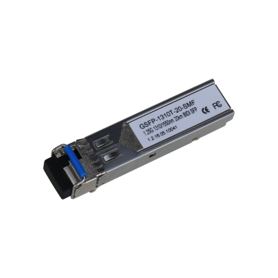 Dahua GSFP-1310T-20-SMF - Modulo de Fibra Optica SFP/ Monomodo/ Transmisia?n Bidireccia?nal/ Conector Lc/ Hasta 20KM/ Tx 1310nm,rx 1550nm