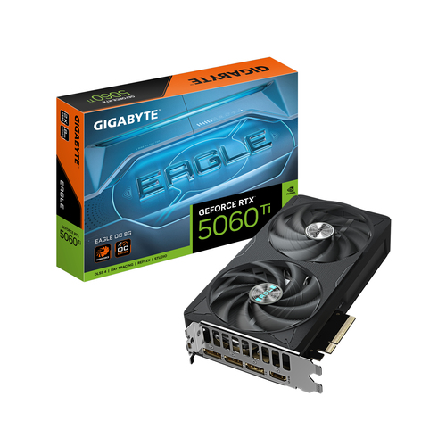 Tarjeta de Video Gigabyte Geforce Rtx 5060 Ti Eagle Oc 8g , 8 GB, 128 Bit, GDDR7, PCI Express X8 5.0