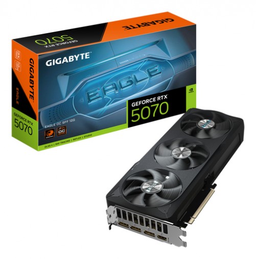 Tarjeta de Video Gigabyte Geforce Rtx 5070 Eagle Oc Sff 12g, 192 Bit, GDDR7, PCI Express X16 5.0