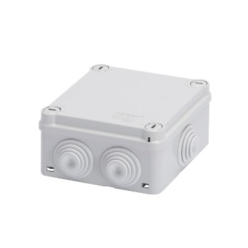 Cajas de Conexiones Gewiss GW-44-024, Tecnopolímero, Gris, IP55, en 60754-2, IK08, en 61140, 100 mm, 50 mm