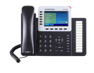 Teléfono IP Grandstream Networks GXP-2160 Terminal con Conexión por Cable, PoE, 6 Líneas, Negro