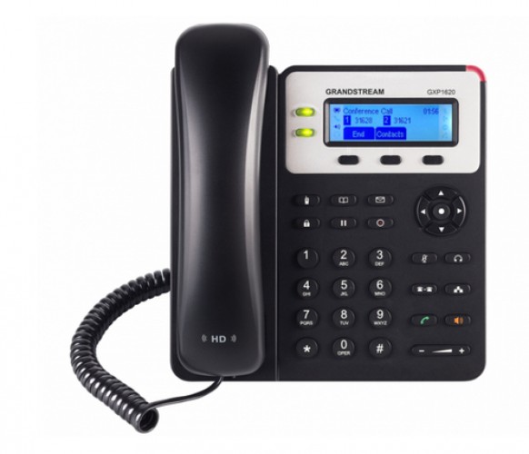 Telfono IP Basico de 2 Lneas 2 Cuentas Sip con 3 Teclas de Funcin Programables Audio HD y Conferencia de 3 Vas Fuente de Alimentacion Incluida No Soporta PoE