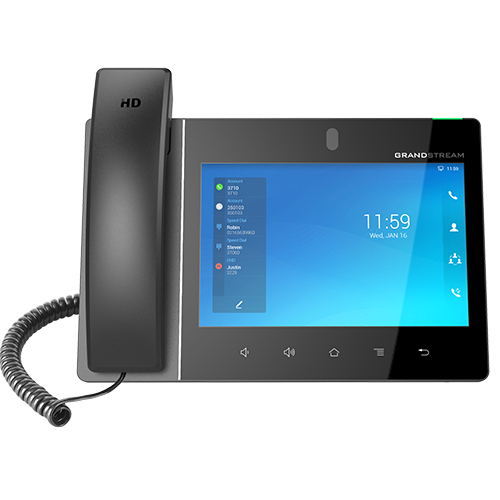 Teléfono IP Grandstream Networks GXV3480, Negro
