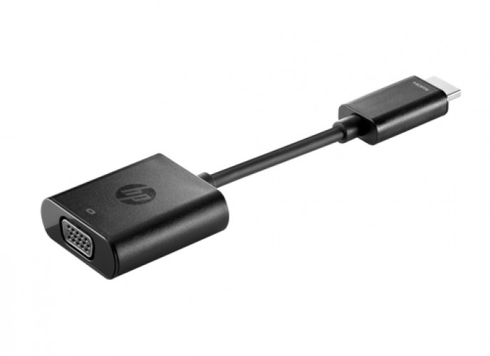 Adaptador de Video HP, HDMI a VGA (d-sub), 0.045 m, Negro