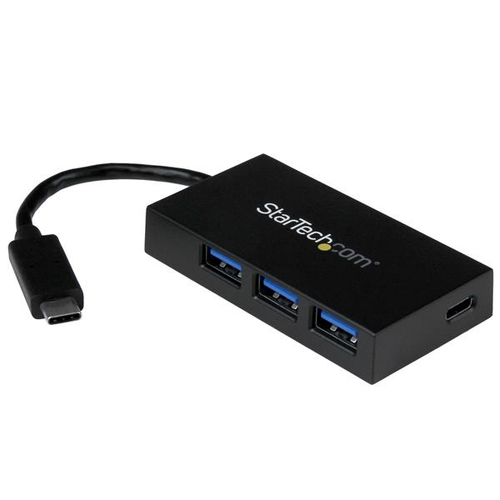 Concentrador Startech (HB30C3A1CFB), 1 USB-C Macho 3.0, 3 Puertos USB-A 3.0