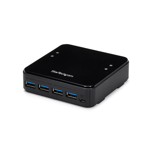 Switch Conmutador USB 3.0 4x4 para Compartir Dispositivos Perifericos - Startech.com Mod. HBS304A24A