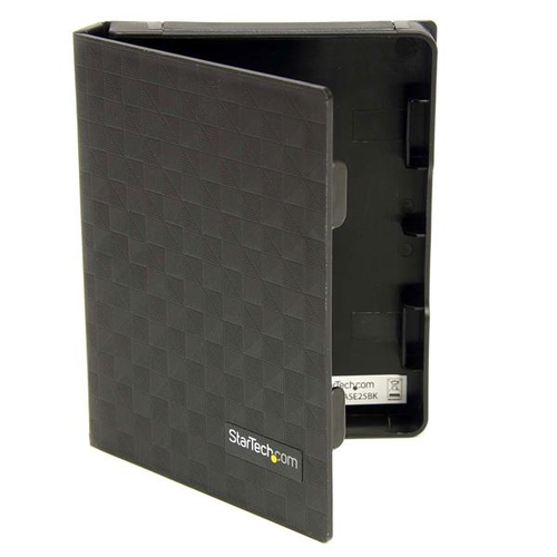 Funda para Disco Startech.com Tamaños de Disco Duro Soportados 2.5", Plástico, Color Negro