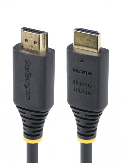 Cable HDMI Startech.com V. 2.0, Canal Ethernet, 2.4 m, 18 Gbit/s, Negro