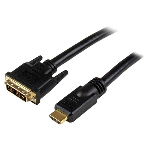 Adaptador Vídeo Startech.com HDMI Tipo A (estándar) a Dvi-d, 15.24 m, Negro