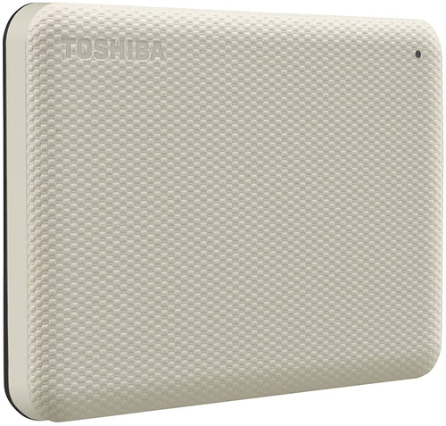 Disco Duro Externo Toshiba Canvio Advance 4 TB, Micro-USB B 2.0/3.2 Gen 1 (3.1 Gen 1), Blanco