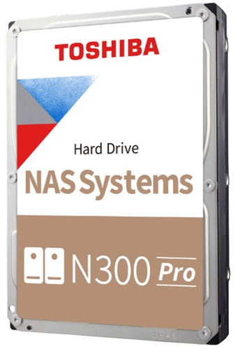 Disco Duro Interno Toshiba N300 Pro 10TB 3.5" 7200rpm NAS 512MB (HDWG71AXZSTB)