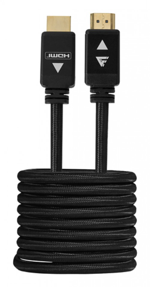 Cable HDMI Game Factor, 8K, 120Hz, 2 Metros, Negro