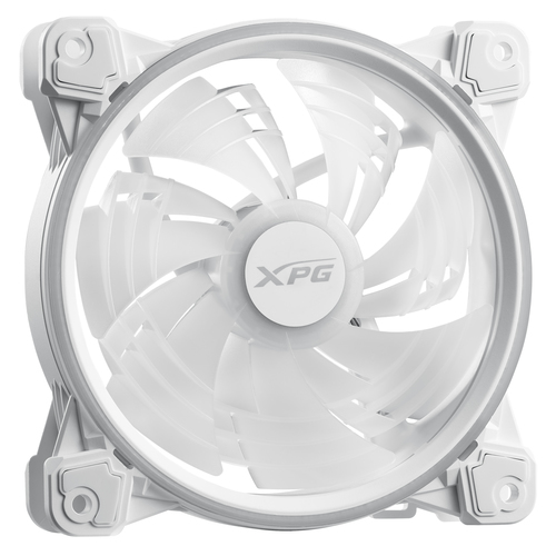 Ventilador XPG Hurricane 120 Argb Pwm 12 cm, 2000 rpm, LED Multi, Blanco