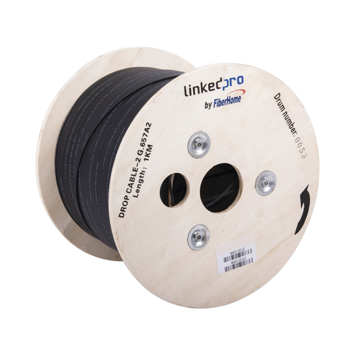 Cable Linkedpro IC-DROPA2-2C 1000 m, Fibra G.657.A2, No, No, Negro