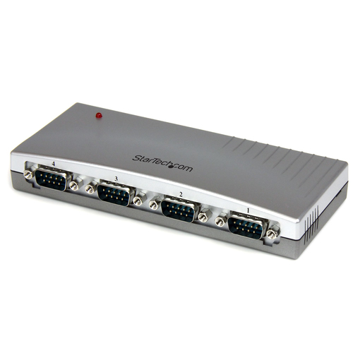Hub Startech.com Interfaz USB, Plástico, Cantidad de Puertos 4, Color Plata