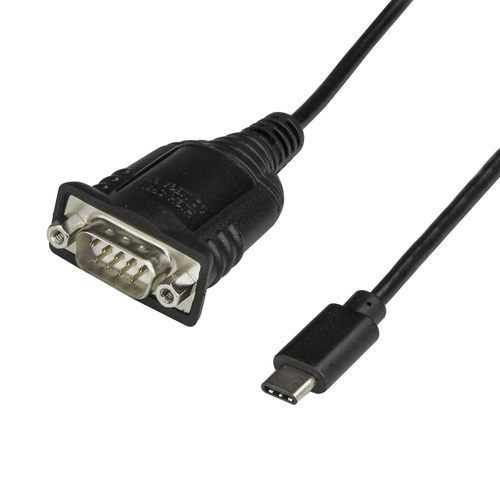 Cable Serial Startech.com 0.4 m, USB C a DB-9, Macho- Macho