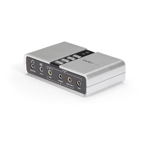 Tarjeta Audio Startech.com 7.1, USB, Entrada Micrófono, Salida 3.5mm