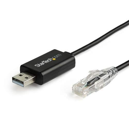 Adaptador Startech.com RJ-45 a USB 2.0 Type-a, Negro