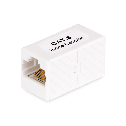 Adaptador Startech.com IN-CAT6-COUPLER-U5 RJ-45 a RJ-45, Blanco
