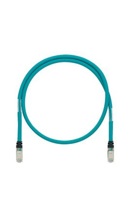 Patchcord Panduit ISTPH6X0.6MTL Cat6A, 0.6 m, Sf/UTP (s-FTP), Verde Azulado