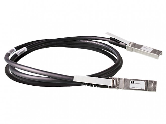 Cable HP 3 m, Sfp+, Sfp+, 10 Gbit/s, Negro