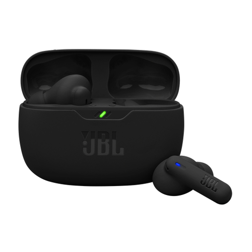 Audifonos Inalambricos Jbl Vibe Beam 2 Bluetooth Bateria 40 Horas IP54 Negro
