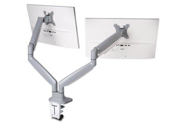 Soportes de Pantalla Kensington Brazo Smartfit® de Altura Ajustable con Controles de Un Solo Toque para Dos Monitores