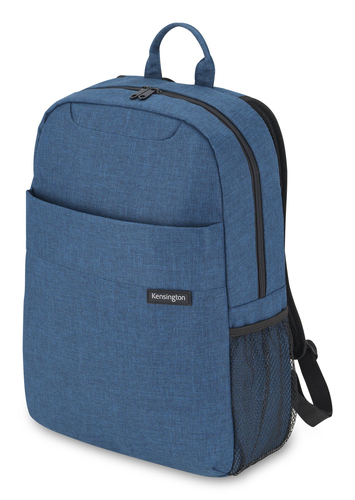 Mochila Kensington Simply Portable Lite Backpack 16” Bolsa Delantera, Bolsa Lateral, Hasta 16", Marina, Resistente al Agua