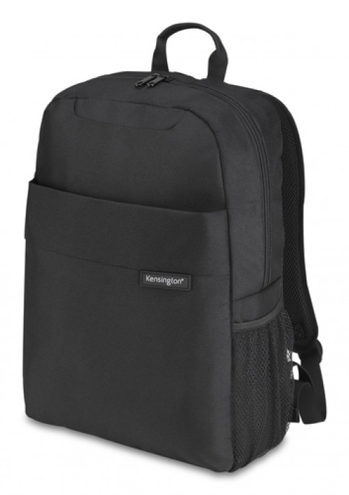 Mochila Kensington Simply Portable Lite Backpack 14” Bolsa Delantera, Bolsa Lateral, Hasta 14", Negro, Resistente al Agua