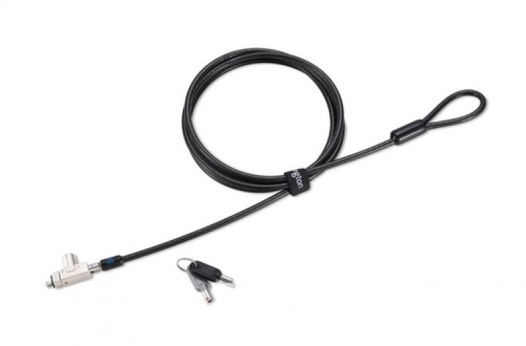 Cable Antirrobo Kensington Slim N17 2.0 Brecha, Llave, 1.8 m, Acero al Carbón, Plata