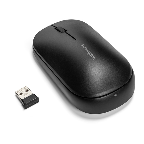 Mouse Kensington Mouse con Conexión Inalámbrica Dual Suretrack™ 3 Botones, Rf Inalámbrico + Bluetooth, Negro