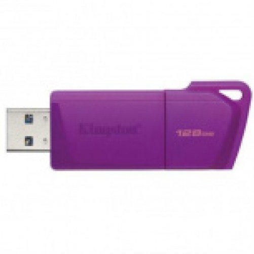 Memoria USB Kingston Datatraveler Exodia M, 128GB, USB 3.2, Morado