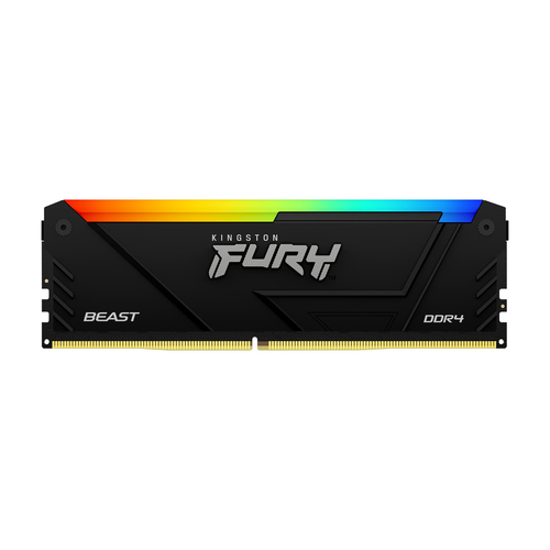 Memoria RAM Kingston Fury Beast RGB 8GB DDR4, 3200 MHz, 288-pin Dimm