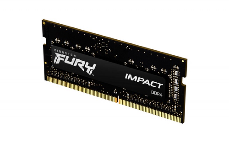 Memoria RAM Sodimm para Laptop Kingston Fury Impact 8GB, 3200MHz, DDR4, CL20, Negro