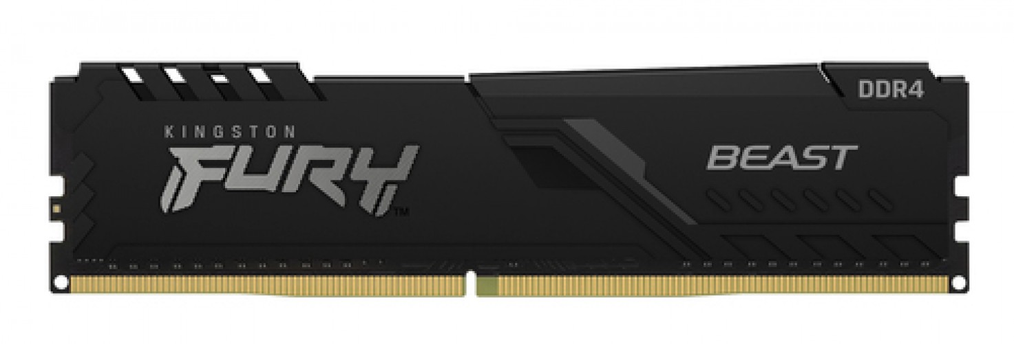 Memoria RAM Dimm Kingston Fury Beast 16GB DDR4, 3600MHz, Color Negro