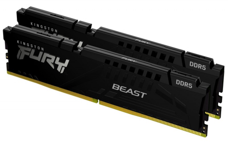 Kit de Memoria RAM Kingston Fury Beast 32GB (2X16GB) DDR5 5200MHz, Xmp