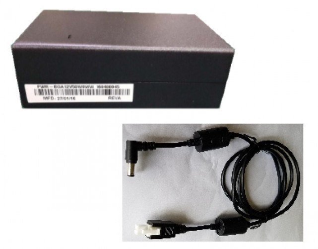 Cargador Zebra KIT-PWR-12V50W 100 - 240 V, Lector de Código, Negro