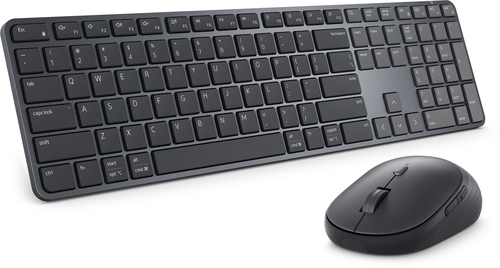 Kit Teclado y Mouse Dell Pro 7 Slim KM726 Interruptor de Llave de Tijera, Inalámbrico, USB Tipo A, 6000 dpi, Negro