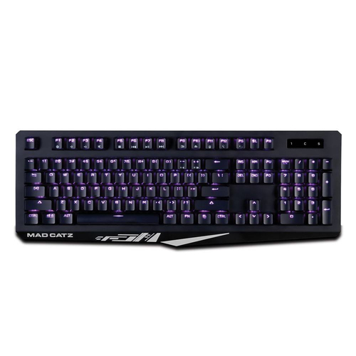Teclado Mad Catz S.t.r.i.k.e. 4 Gaming Meca¡nico RGB Color Negro